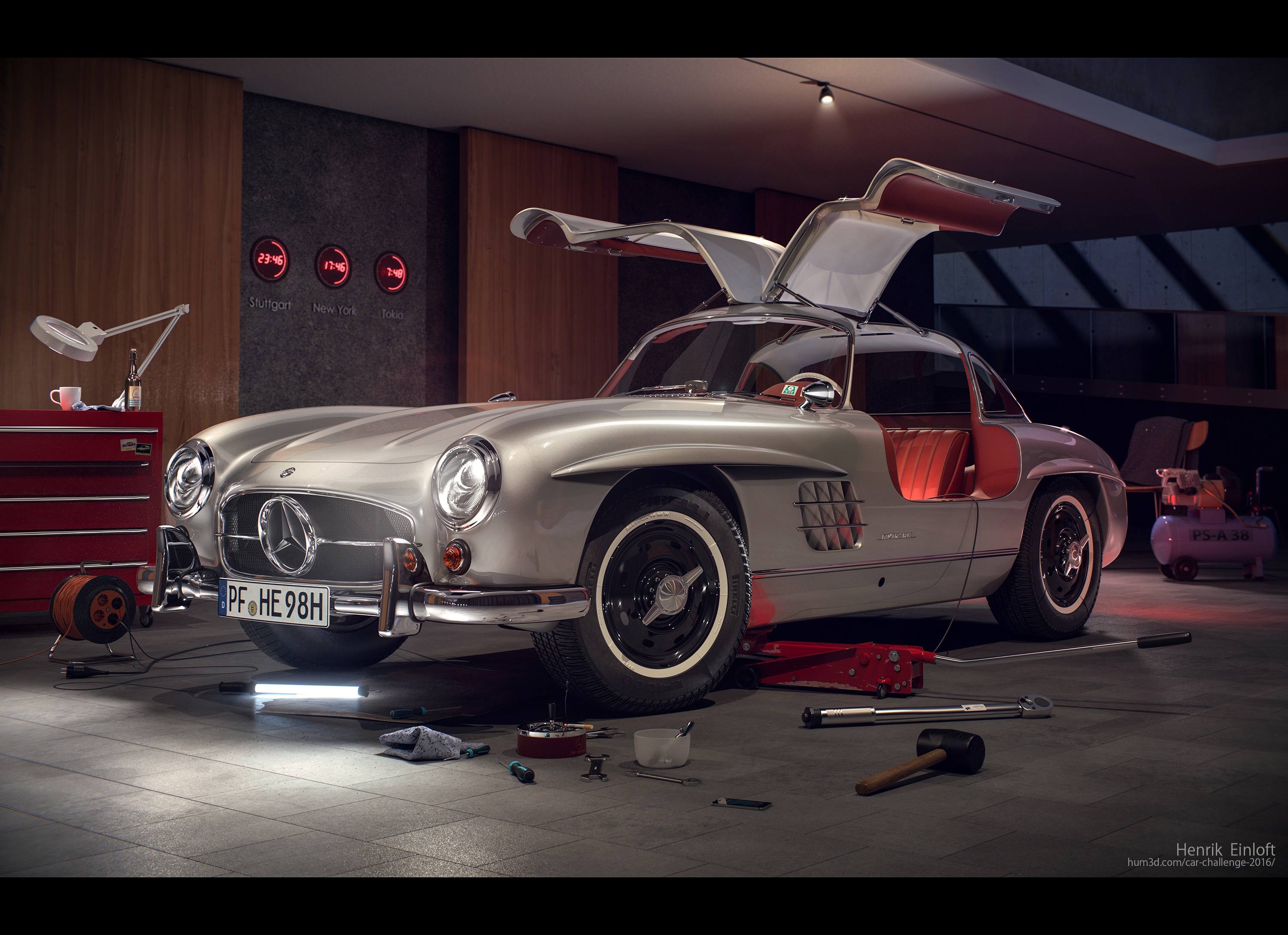 23:46 Mercedes 300SL